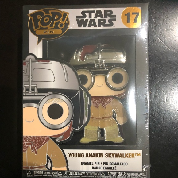 NEW Funko Pop Pin 17 Young Anakin Skywalker - Picture 1 of 4